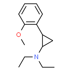 ChemSpider 2D Image | N,N-diethyl-2-(2-methoxyphenyl)cyclopropan-1-amine | C14H21NO