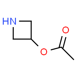 ChemSpider 2D Image | 3-Azetidinyl acetate | C5H9NO2