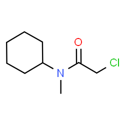 ChemSpider 2D Image | 2-Chloro-N-cyclohexyl-N-methylacetamide | C9H16ClNO