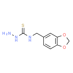 ChemSpider 2D Image | 4-(3,4-Methylenedioxybenzyl)-3-thiosemicarbazide | C9H11N3O2S