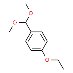 ChemSpider 2D Image | 1-(Dimethoxymethyl)-4-ethoxybenzene | C11H16O3