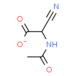 ChemSpider 2D Image | Acetamido(cyano)acetate | C5H5N2O3