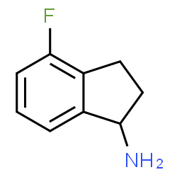 ChemSpider 2D Image | 4-Fluoro-1-indanamine | C9H10FN