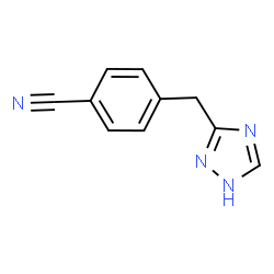 ChemSpider 2D Image | 4-(1H-1,2,4-Triazol-3-ylmethyl)benzonitrile | C10H8N4
