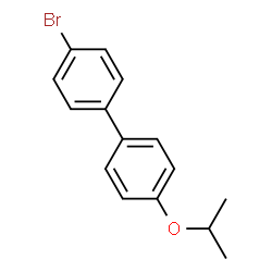 ChemSpider 2D Image | 4-Bromo-4'-isopropoxybiphenyl | C15H15BrO