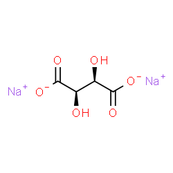 ChemSpider 2D Image | Disodium L-(+)-tartrate | C4H4Na2O6