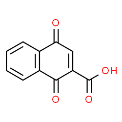 ChemSpider 2D Image | 1,4-naphthoquinone-2-carboxylic acid | C11H6O4