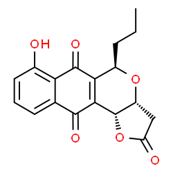 ChemSpider 2D Image | (+)-Frenolicin B | C18H16O6