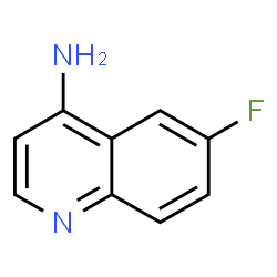 ChemSpider 2D Image | 6-Fluoro-4-quinolinamine | C9H7FN2