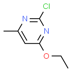 ChemSpider 2D Image | 2-Chloro-4-ethoxy-6-methylpyrimidine | C7H9ClN2O