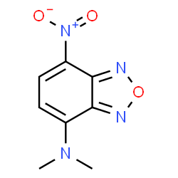 ChemSpider 2D Image | 7-Dimethylamino-4-nitrobenz-2-oxa-1,3-diazole | C8H8N4O3