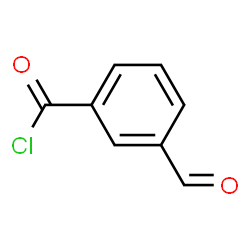 ChemSpider 2D Image | 3-Formylbenzoyl chloride | C8H5ClO2