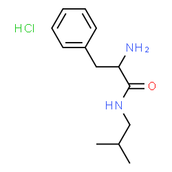ChemSpider 2D Image | N-Isobutylphenylalaninamide hydrochloride (1:1) | C13H21ClN2O
