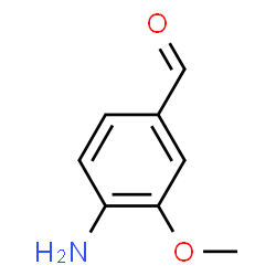 ChemSpider 2D Image | 4-Amino-3-methoxybenzaldehyde | C8H9NO2