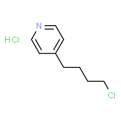 ChemSpider 2D Image | 4-(4-Chlorobutyl)pyridine hydrochloride | C9H13Cl2N