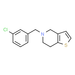 ChemSpider 2D Image | TICLOPIDINE 3-CHLORO ISOMER | C14H14ClNS