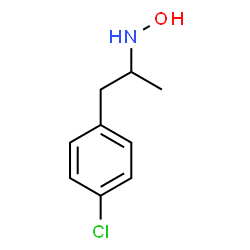 ChemSpider 2D Image | 1-(4-Chlorophenyl)-N-hydroxy-2-propanamine | C9H12ClNO