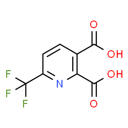 ChemSpider 2D Image | 6-(Trifluoromethyl)pyridine-2,3-dicarboxylic acid | C8H4F3NO4
