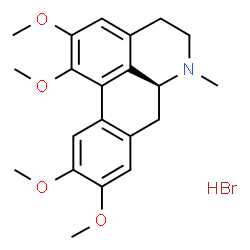 ChemSpider 2D Image | (+)-Glaucine hydrobromide | C21H26BrNO4