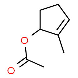 ChemSpider 2D Image | 2-Methyl-2-cyclopenten-1-yl acetate | C8H12O2