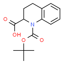 ChemSpider 2D Image | 1-Boc-1,2,3,4-Tetrahydro-quinoline-2-carboxylic acid | C15H19NO4