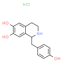 ChemSpider 2D Image | Higenamine hydrochloride | C16H18ClNO3