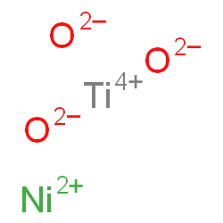 ChemSpider 2D Image | nickelous; oxygen(-2) anion; titanium(+4) cation | NiO3Ti