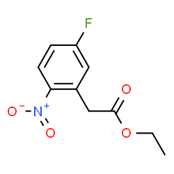 ChemSpider 2D Image | Ethyl (5-fluoro-2-nitrophenyl)acetate | C10H10FNO4