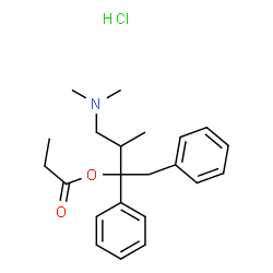 ChemSpider 2D Image | PROPOXYPHENE HYDROCHLORIDE | C22H30ClNO2