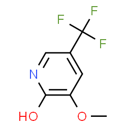 ChemSpider 2D Image | 3-Methoxy-5-(trifluoromethyl)pyridin-2-ol | C7H6F3NO2