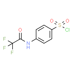 ChemSpider 2D Image | 4-[(Trifluoroacetyl)amino]benzenesulfonyl chloride | C8H5ClF3NO3S