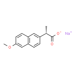ChemSpider 2D Image | Naproxen sodium | C14H13NaO3