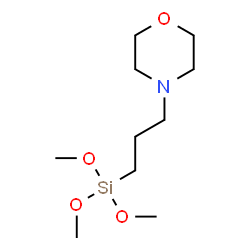 ChemSpider 2D Image | N-(3-TRIMETHOXYSILYLPROPYL)MORPHOLINE | C10H23NO4Si