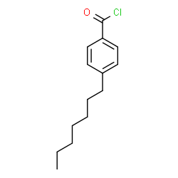 ChemSpider 2D Image | 4-Heptylbenzoyl chloride | C14H19ClO
