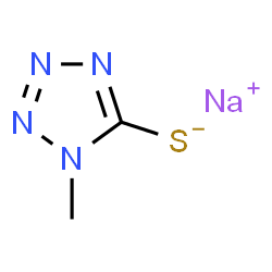 ChemSpider 2D Image | Sodium 1-methyl-1H-tetrazole-5-thiolate | C2H3N4NaS