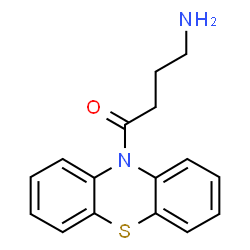 ChemSpider 2D Image | 4-Amino-1-phenothiazin-10-yl-butan-1-one | C16H16N2OS