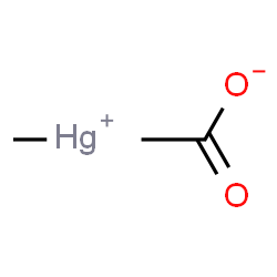 ChemSpider 2D Image | Methylmercury acetate | C3H6HgO2