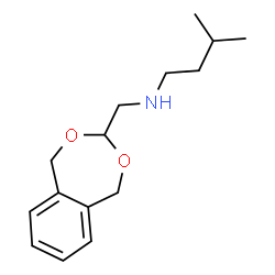ChemSpider 2D Image | N-(1,5-Dihydro-2,4-benzodioxepin-3-ylmethyl)-3-methyl-1-butanamine | C15H23NO2