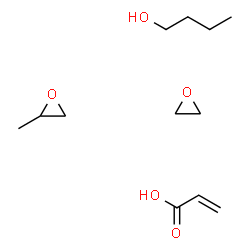 ChemSpider 2D Image | acrylic acid; butan-1-ol; 2-methyloxirane; oxirane | C12H24O5