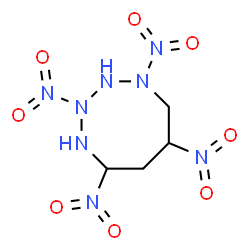 ChemSpider 2D Image | 1,3,5,7-Tetranitro-1,2,3,4-tetrazocane | C4H8N8O8