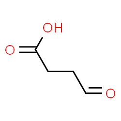 ChemSpider 2D Image | 4-oxobutanoic acid | C4H5O3