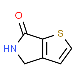 ChemSpider 2D Image | 4H-Thieno[2,3-c]pyrrol-6(5H)-one | C6H5NOS