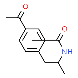ChemSpider 2D Image | N-[1-(4-Acetylphenyl)-2-propanyl]acetamide | C13H17NO2