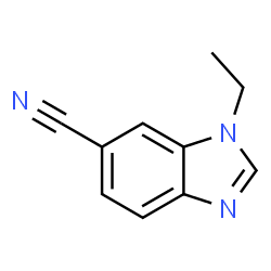ChemSpider 2D Image | 1-Ethyl-1H-benzimidazole-6-carbonitrile | C10H9N3