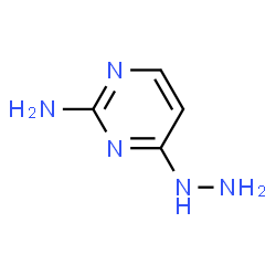 ChemSpider 2D Image | 4-Hydrazino-2-pyrimidinamine | C4H7N5
