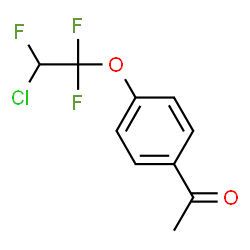 ChemSpider 2D Image | 4'-(2-Chloro-1,1,2-trifluoroethoxy)acetophenone | C10H8ClF3O2