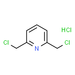ChemSpider 2D Image | 2,6-Bis(chloromethyl)pyridine hydrochloride (1:1) | C7H8Cl3N