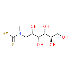 ChemSpider 2D Image | N-methyl-D-glucamine dithiocarbamate | C8H17NO5S2