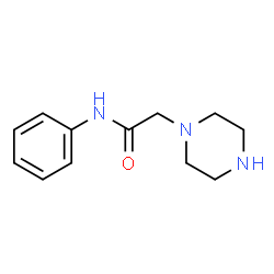 ChemSpider 2D Image | alpha-Piperazinoacetanilide | C12H17N3O