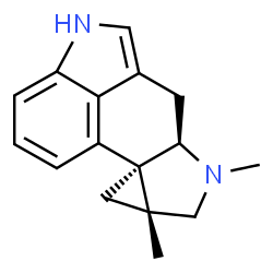 ChemSpider 2D Image | (8alpha)-6,8-Dimethyl-8,10-cycloergoline | C16H18N2